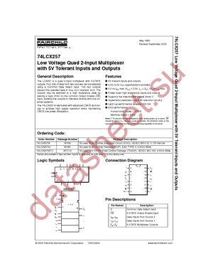 74LCX257MTC datasheet  